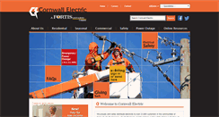 Desktop Screenshot of cornwallelectric.com
